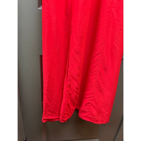 NWT Emerson Fry Tuckernuck Amy Sundress Grenadine Milkmaid Midi Dress Red Large - Picture 5 of 10